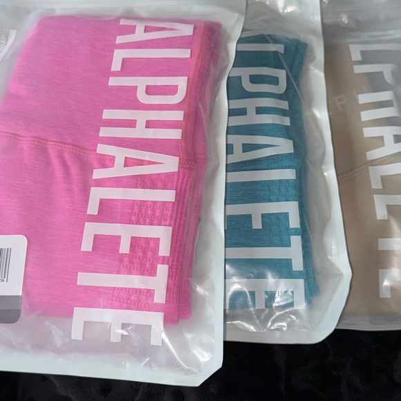 Alphalete Halo Women's Hot Pink Full Length Leggings NIP/NEW - Picture 3 of 4